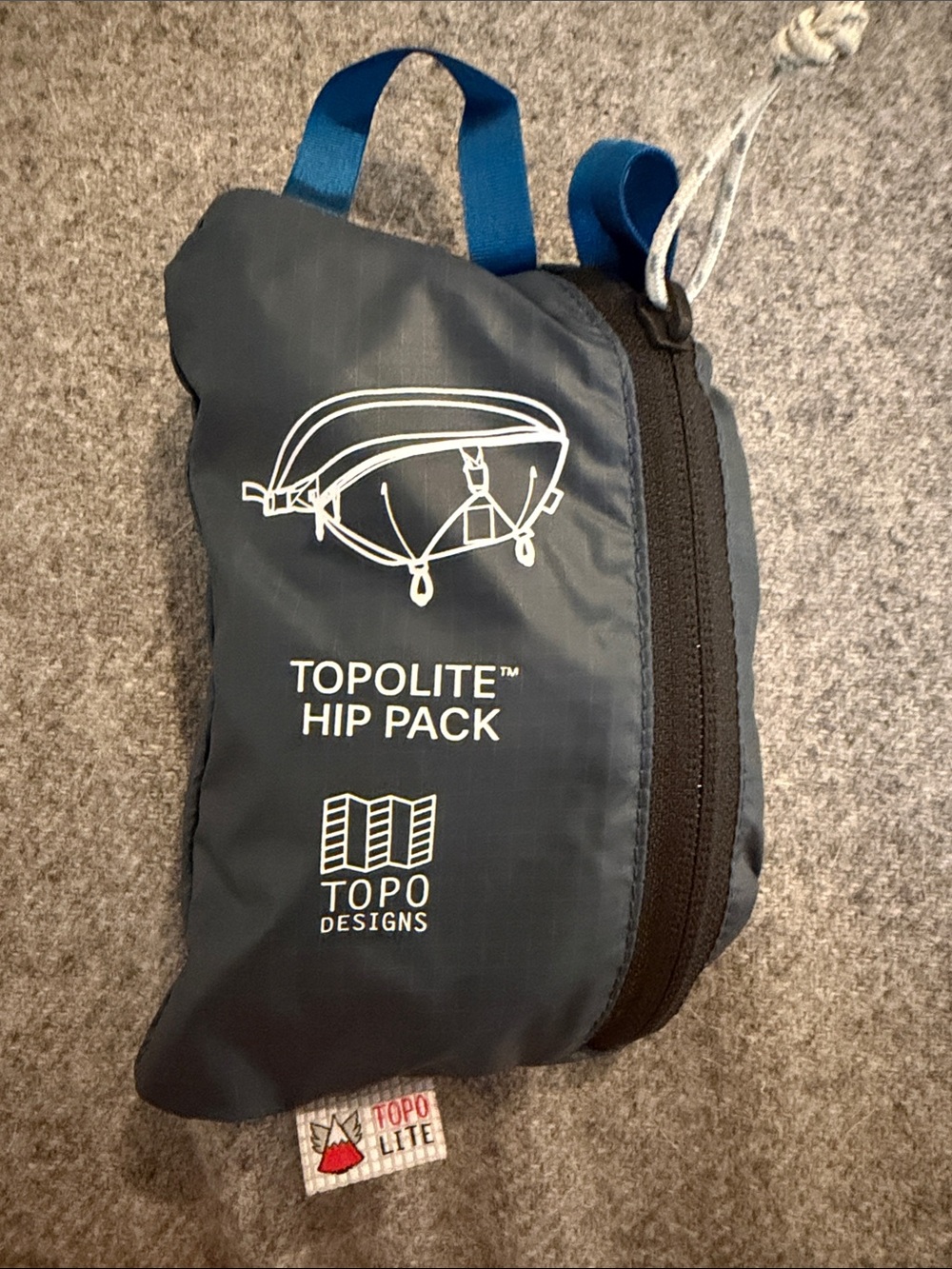 Topo Designs Topolite Hip Pack - Navy Blue